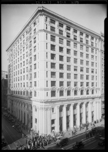 West 6th Street and South Spring Street, Pacific-Southwest Bank, Los Angeles, CA, 1926