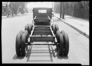 Ford tractor type truck and trailer, Southern California, 1931