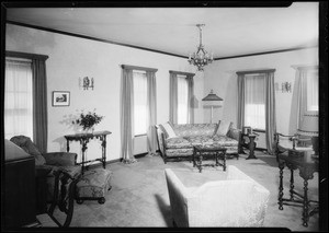 Interior views, Windsor Hotel, Southern California, 1932