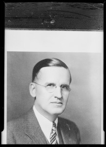 Portrait of Mr. Curtis Abbott, Southern California, 1930