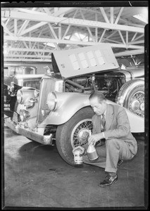 Al Jenkins and Pierce-Arrow, Pennzoil, Southern California, 1933