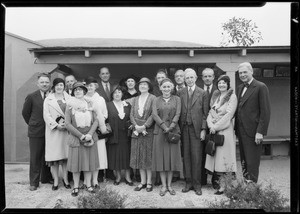 Group, John Steven McGroarty, California Breakfast Club, Southern California, 1931
