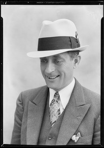 Men's hats - store models, Southern California, 1931