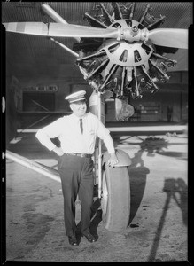 Mr. Hughes chief engineer and men, Southern California, 1929