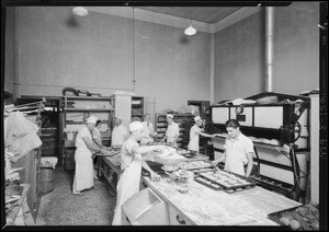 Shots of bakery, Southern California, 1929