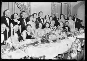 Diner dance at Bay Club, Southern California, 1931