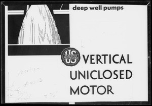 Seal, U.S. Motor, Southern California, 1932