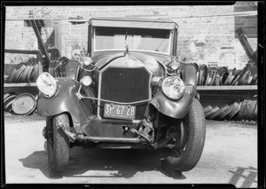 Pierce Arrow, File A11326, owner Sander Dickey, Southern California, 1933