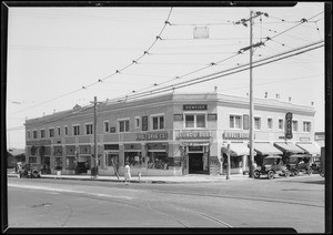Store building, 54th & Los Angeles Mesa, Southern California, 1927