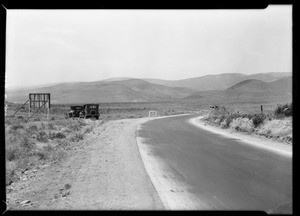 Highway near Palmdale, Southern California, 1929