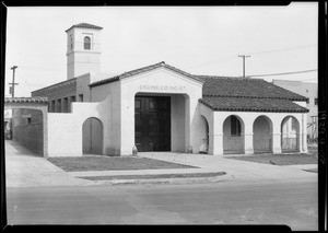 Fire station at 7520 Westview, Southern California, 1929