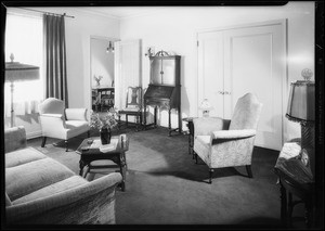 Interiors of Haulden Hall, Southern California, 1932