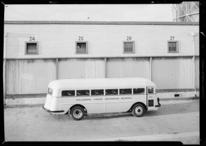 Fillmore Union Grammar School bus, Southern California, 1934