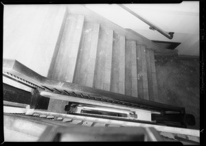 May Company staircase, Southern California, 1934
