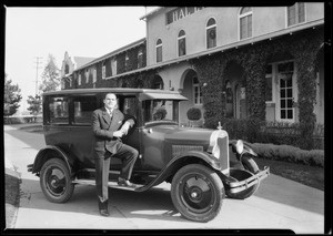 Chevy at Hal Roach Studios, Southern California, 1926