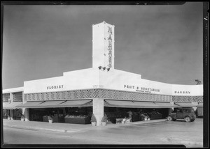 Leimert Park market, Los Angeles, CA, 1929