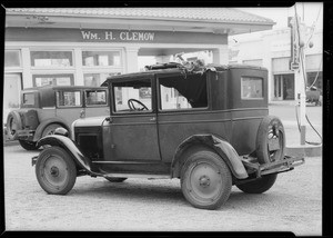 Chevrolet coach, G.W. A. Hassler, owner, San Fernando, Southern California, 1931