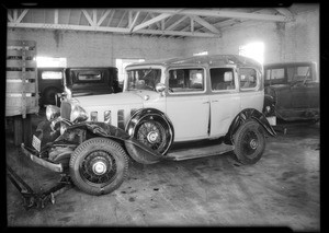 1932 Chevrolet sedan, O.W. Paegel, assured, Southern California, 1934