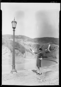 Beverly Ridge Drive with Buryl Polk, Los Angeles, CA, 1927