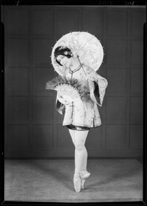 Dance poses, Helen, Southern California, 1929