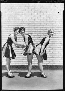 Radio show booth girls, Atwater Kent Radio, Southern California, 1928