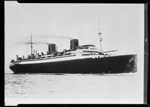 Steamer "Columbus", Southern California, 1931