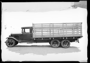 Chevrolet stake body, Southern California, 1931