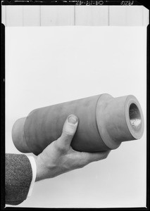 Rubber plunger, Southern California, 1926