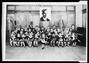 Hollywood baby orchestra, copy of composite, Southern California, 1931