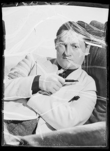 Victor Young at studio, Southern California, 1935
