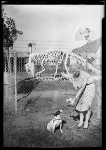 Magnolia Park publicity with Ann Carter, Burbank, CA, 1928