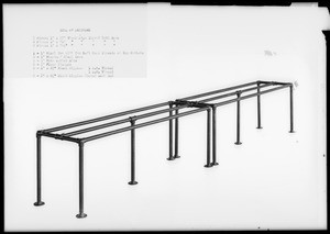 Display rack, Pennzoil Co., Southern California, 1931