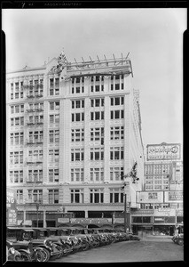 New addition to store, 830 South Hill Street, Los Angeles, CA, 1929