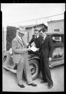 Cross country run against time in Essig, Southern California, 1932