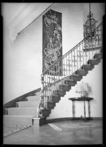 Wall hangings in home at 333 South McCadden Place, Los Angeles, CA, 1930