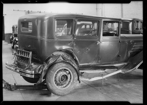 Franklin sedan, Mrs. Butler, owner, Southern California, 1935