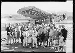 Lions Club, going for a ride, Beverly Hills, CA, 1929