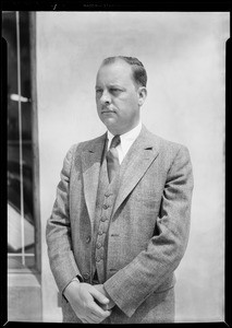 Mr. Washburn, Southern California, 1931