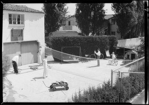 Playground of Mr. and Mrs. Dean B. Gregg, 242 South June Street, Los Angeles, CA, 1933