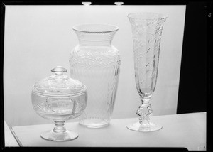 Glassware, Southern California, 1935