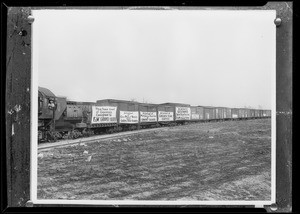 Train, after retouching, Southern California, 1932