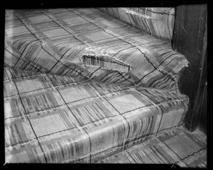 Stairway in apartment house at 632 South Bixel Street, Los Angeles, CA, 1940