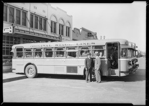 New San Fernando buses Original Stage Line, Southern California, 1928