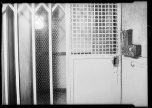 Elevator details at Holton Arms - 405 West Adams Boulevard, Los Angeles, CA, 1934