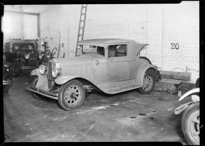 Oakland coupe, File #33AP84401, Gladys Tedford, owner, Southern California, 1933