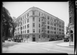 Asbury Apartments, Lido Apartments, for Arrowhead magazine, Mr. Carey, Los Angeles, CA, 1932