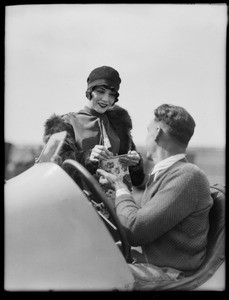 At the race track, Culver City, CA, 1927