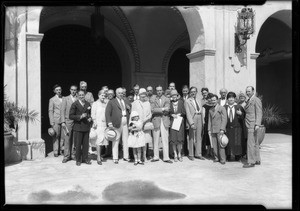 Cast for "Gentlemen Prefer Blondes", 320 South Mission Drive, San Gabriel, CA, 1927