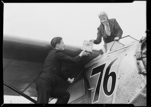 Endurance plane, Southern California, 1932