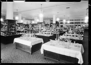 Stove, china, and hardware departments, May Co., Southern California, 1931